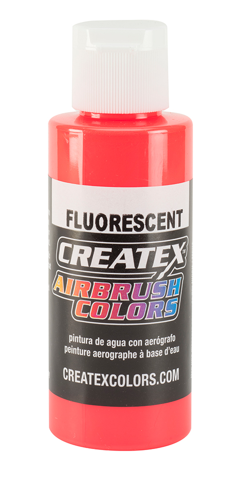 Createx Airbrush Colors Fluorescent Red Oz Anest Iwata Medea Inc