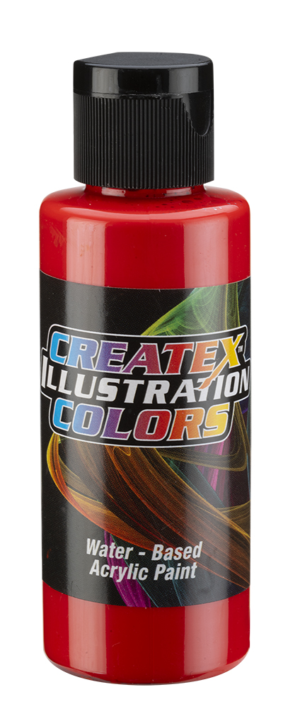 Createx Illustration Colors Pyrrole Red Oz Anest Iwata Medea Inc