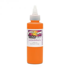 Com Art Colours Acrylic Opaque Bright Orange 4 oz