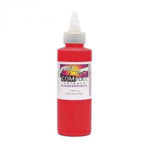 Com Art Colours Acrylic Opaque Permanent Red 4 oz