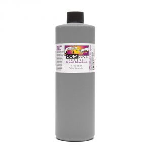 Com Art Colours Acrylic Opaque Silver Metallic 16 oz