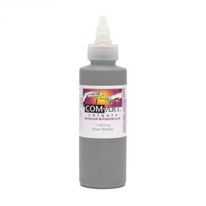 Com Art Colours Acrylic Opaque Silver Metallic 4 oz