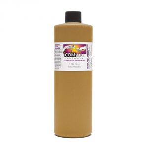 Com Art Colours Acrylic Opaque Gold Metallic 16 oz