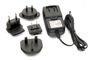 AC Power Adapter with International Plugs product imagery