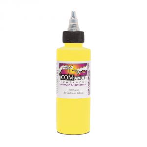 Com Art Colours Acrylic Transparent Cadmium Yellow 4 oz