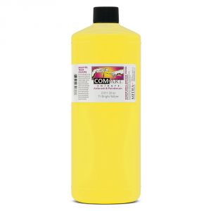 Com Art Colours Acrylic Transparent Brite Yellow 32 oz