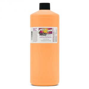 Com Art Colours Acrylic Transparent Orange 32 oz