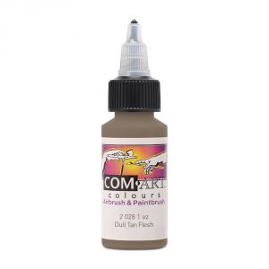 Com Art Colours Acrylic Transparent Dull Tan Flesh 1 oz