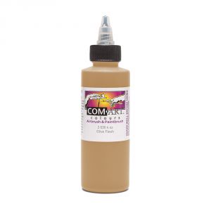 Com Art Colours Acrylic Transparent Olive Flesh 4 oz