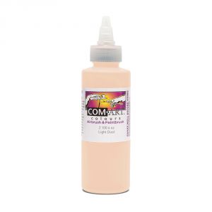 Com Art Colours Water-Based Acrylic Transparent Light Dust 4oz For Airbrush And Paintbrush