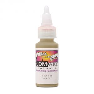 Com Art Colours Water-Based Acrylic Transparent Old Oil 1oz For Airbrush And Paintbrush