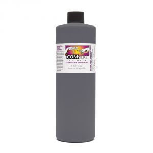 Com Art Colours Water-Based Acrylic Opaque Neutral Gray 60% 16oz For Airbrush And Paintbrush