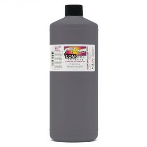 Com Art Colours Water-Based Acrylic Opaque Neutral Gray 60% 32oz For Airbrush And Paintbrush