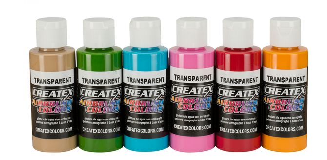 Createx Airbrush Colors Transparent Aqua 4 oz.