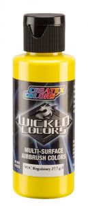 Createx Wicked Opaque Colors Bismuth Vanadate Yellow, 2 oz.