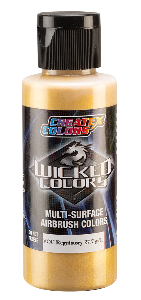 Createx Wicked Colors Pearl Gold, 2 oz.: Anest Iwata-Medea, Inc.