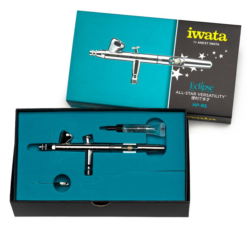 Iwata Eclipse HP-BS Gravity Feed Dual Action Airbrush: Anest Iwata 