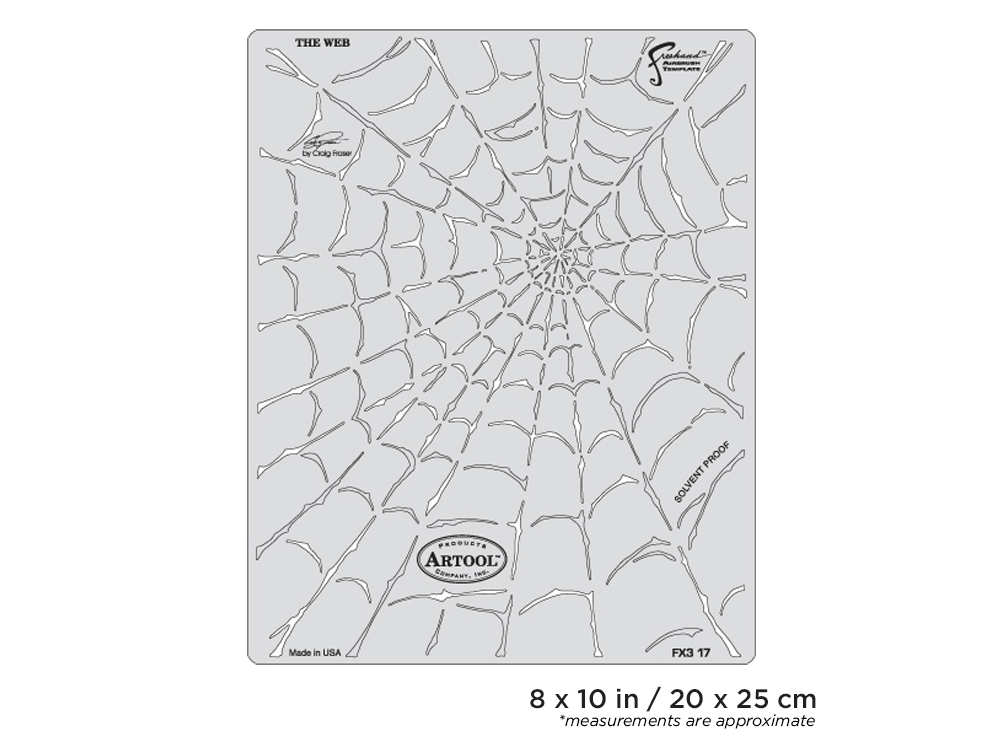 spiderman web template