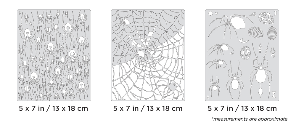 Artool Spider Master Mini Series Set Freehand Airbrush Template by ...