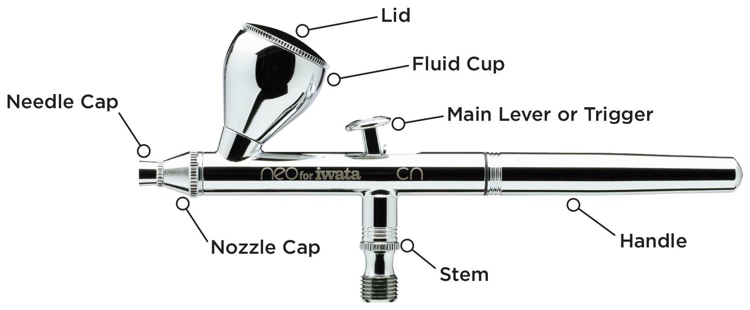 Affordable siphon feed Air Brush By NO-NAME Brand