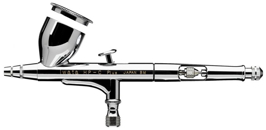 Iwata High Performance HP-C Plus Gravity Feed Dual Action Airbrush 