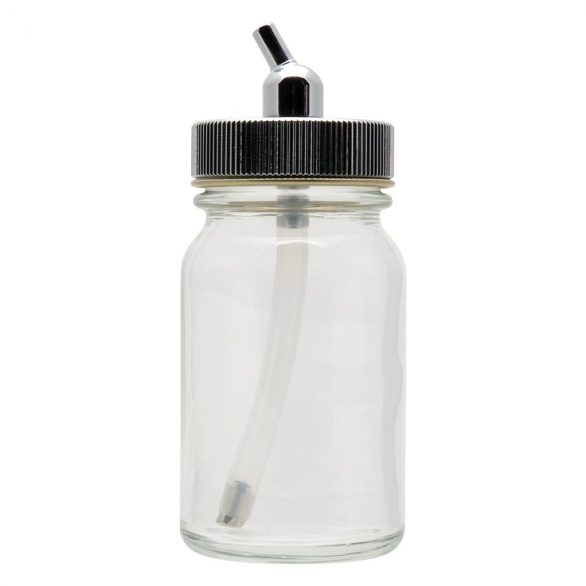 Glass Bottle with Metal Adaptor Cap (1.5 oz / 44 ml): Anest Iwata 