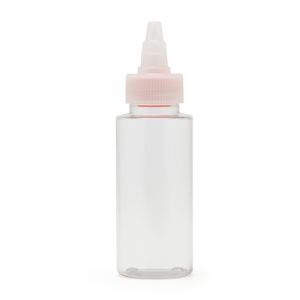 Iwata Crystal Clear Bottle 2 oz / 60 ml Cylinder with Twist Cap