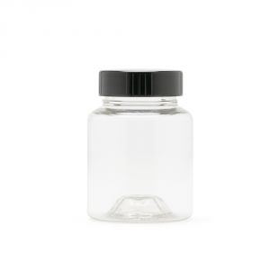 Iwata Crystal Clear Bottle 2 oz / 60 ml Jar With Flat Cap