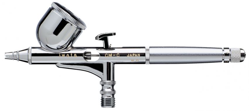 Iwata Custom Micron CM-C Gravity Feed Dual Action Airbrush: Anest 