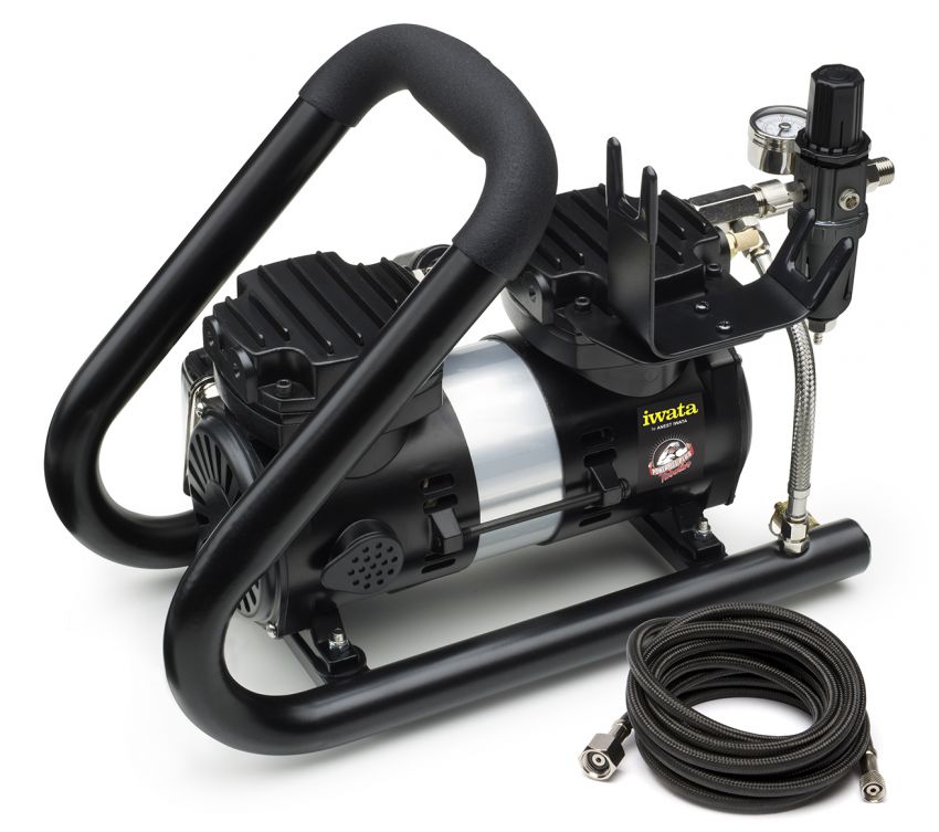 Iwata Power Jet Plus Tubular 110-120V Airbrush Compressor: Anest Iwata-Medea,  Inc.