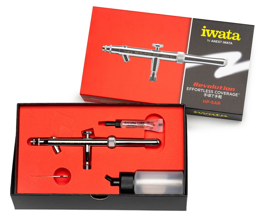 Iwata Revolution HP-SAR Siphon Feed Single Action Airbrush: Anest 